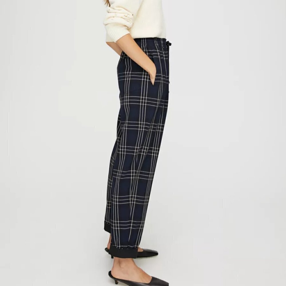 Aritzia Wilfred Soleste Pants- High Waisted Drawstring Pant - Picture 4 of 16